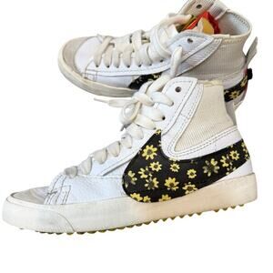Nike Blazer women's 9 mens 7.5 Mid 77 jumbo sunflower sneakers 2667